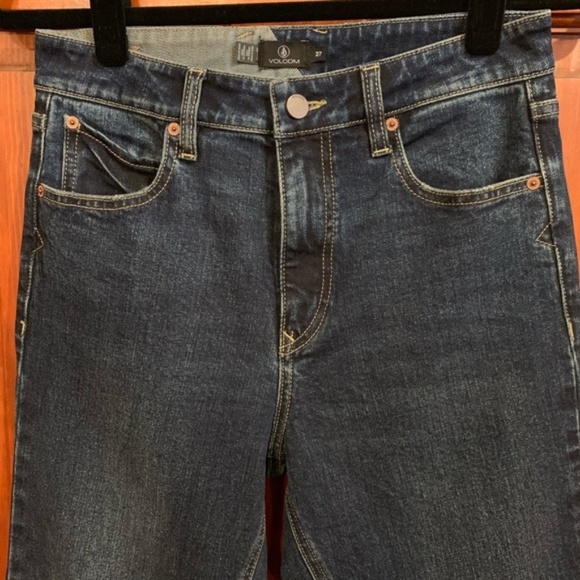 VOLCOM HIGH RISE ANKLE JEANS STONEY FLARE SIZE 27 RETRO 90'S - Picture 8 of 8